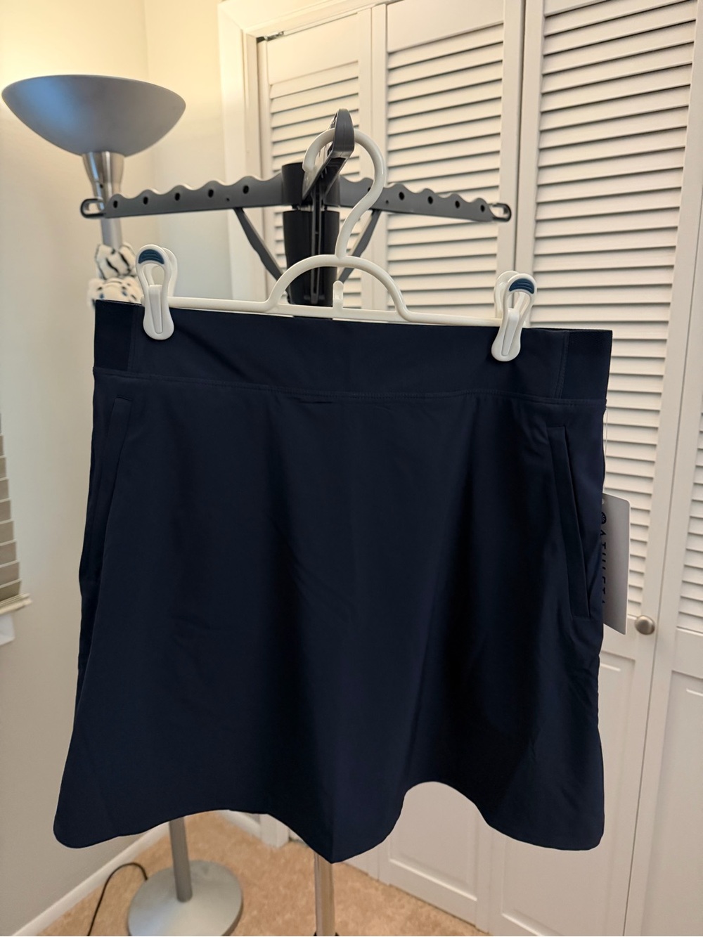 Athleta Brooklyn Heights Navy Skort, Brand New with Tags